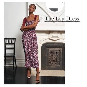 NWOT La Ligne Lou Dress Floral Silk M